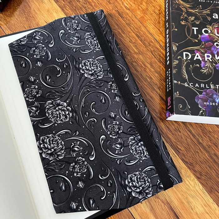 Underworld Floral fabric dust jacket (Scarlett St. Clair)