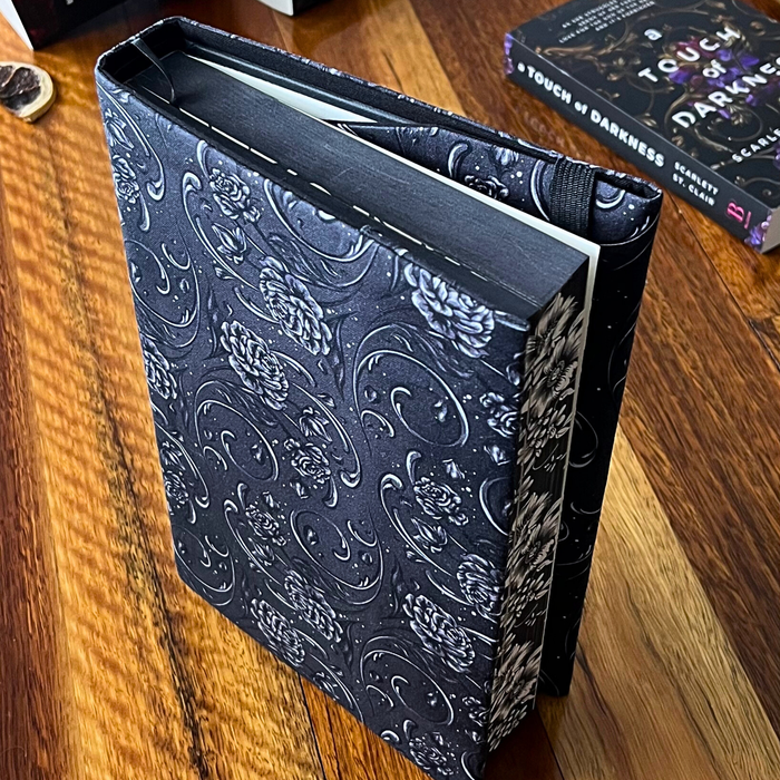 Underworld Floral fabric dust jacket (Scarlett St. Clair)