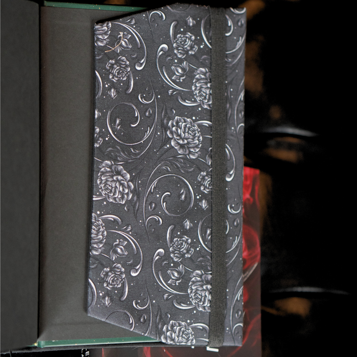Underworld Floral fabric dust jacket (Scarlett St. Clair)