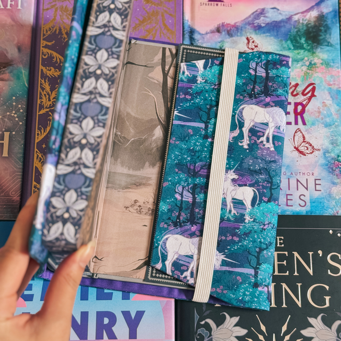Unicorn Forest fabric dust jacket