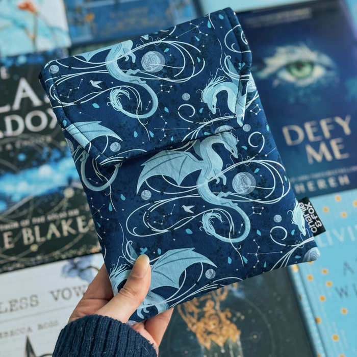 Moonplume Dragon padded e-reader sleeve (When The Moon Hatched)