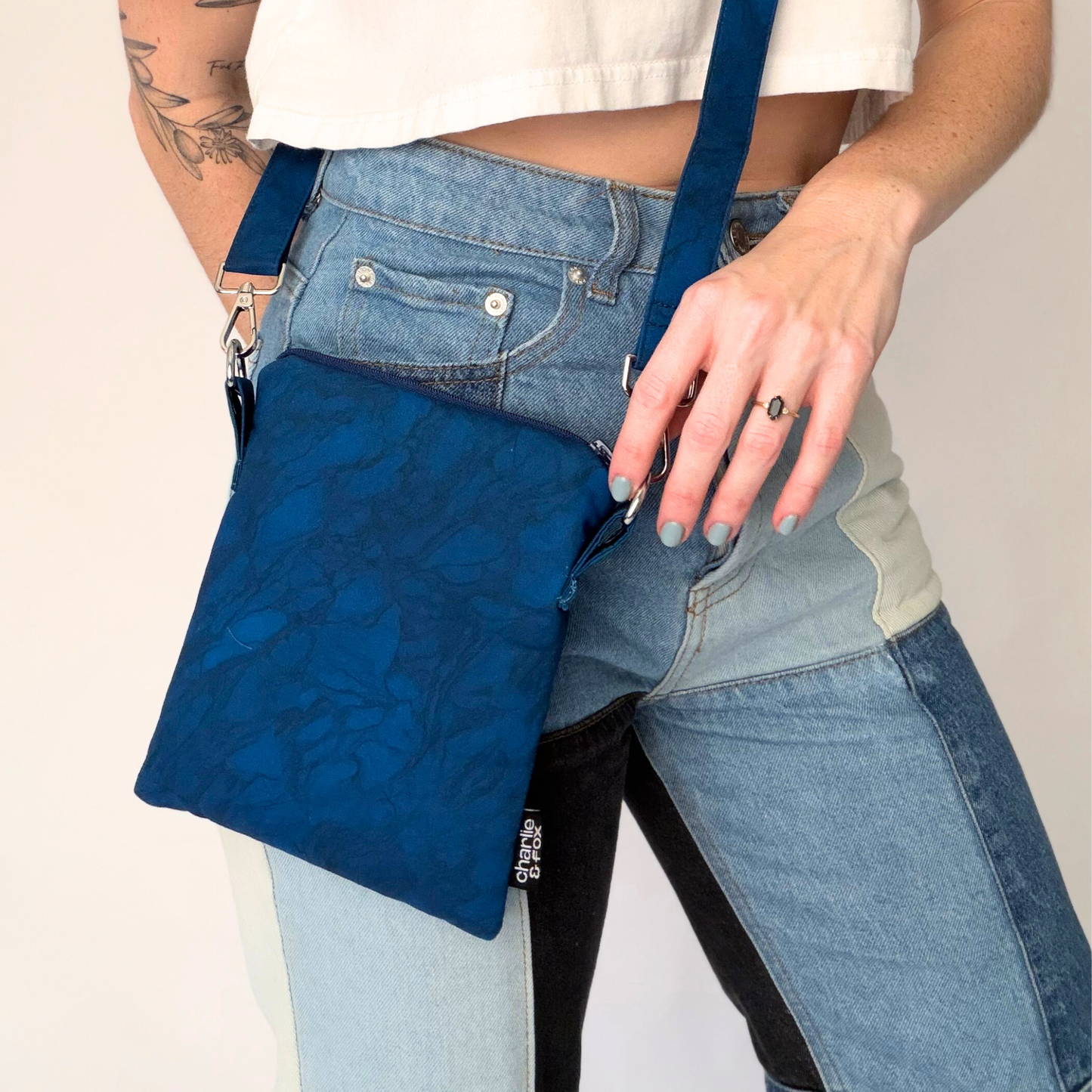 Sapphire Sea crossbody sleeve