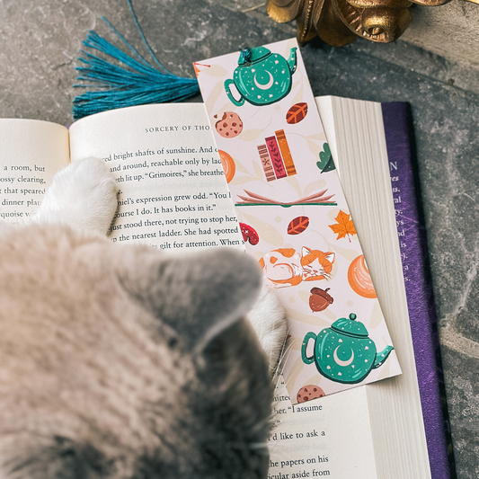 Cozy Reads card bookmark