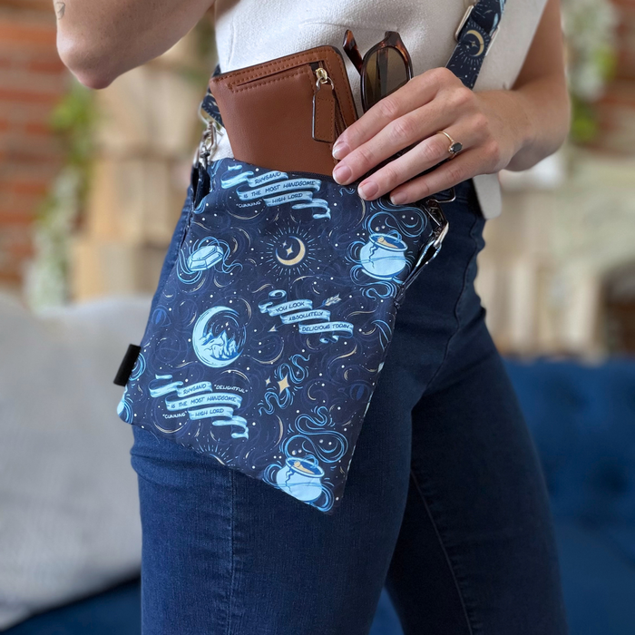 A Court of Thorns and Roses crossbody sleeve