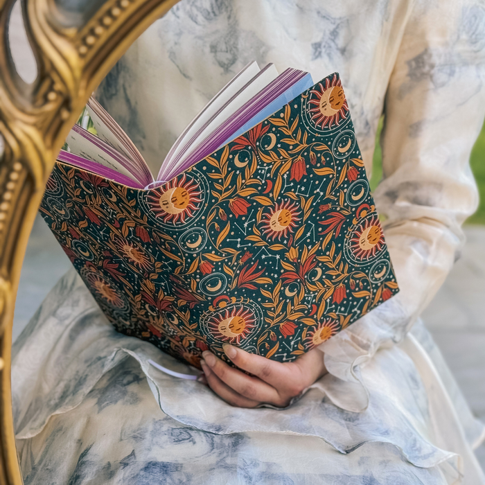 Astral Lovers in Sunlight fabric dust jacket