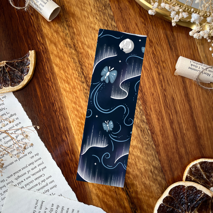 Moonplume Dragon-Aurora double-sided bookmark (When The Moon Hatched)