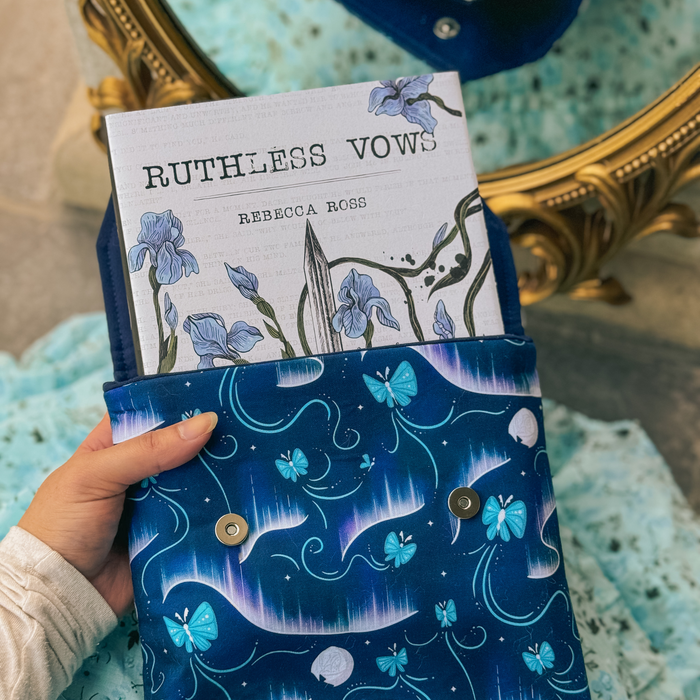 Aurora padded book sleeve (When The Moon Hatched)