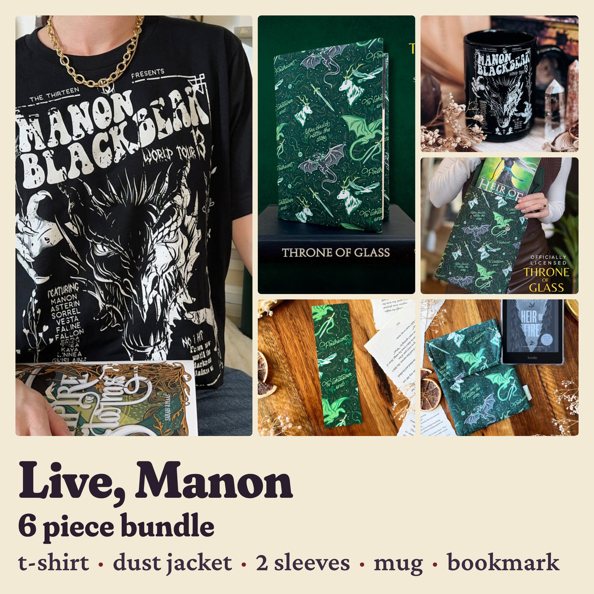 Live, Manon Bundle | Officially Licensed Sarah J. Maas – Charlie and Fox