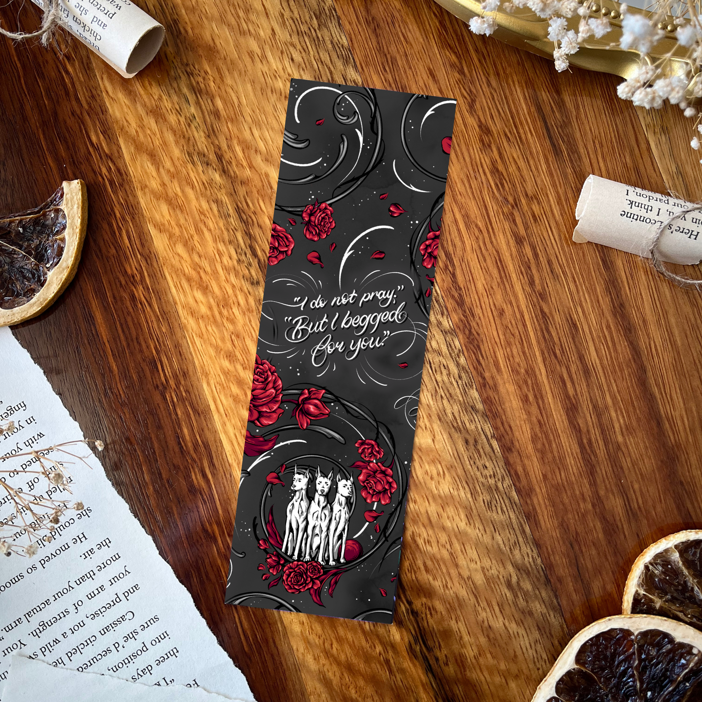 Scarlett St. Clair double-sided bookmark