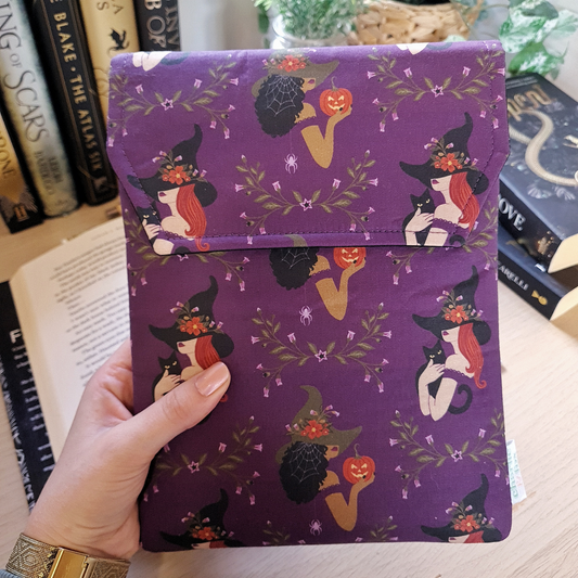 Bewitched in Nightshade padded book sleeve