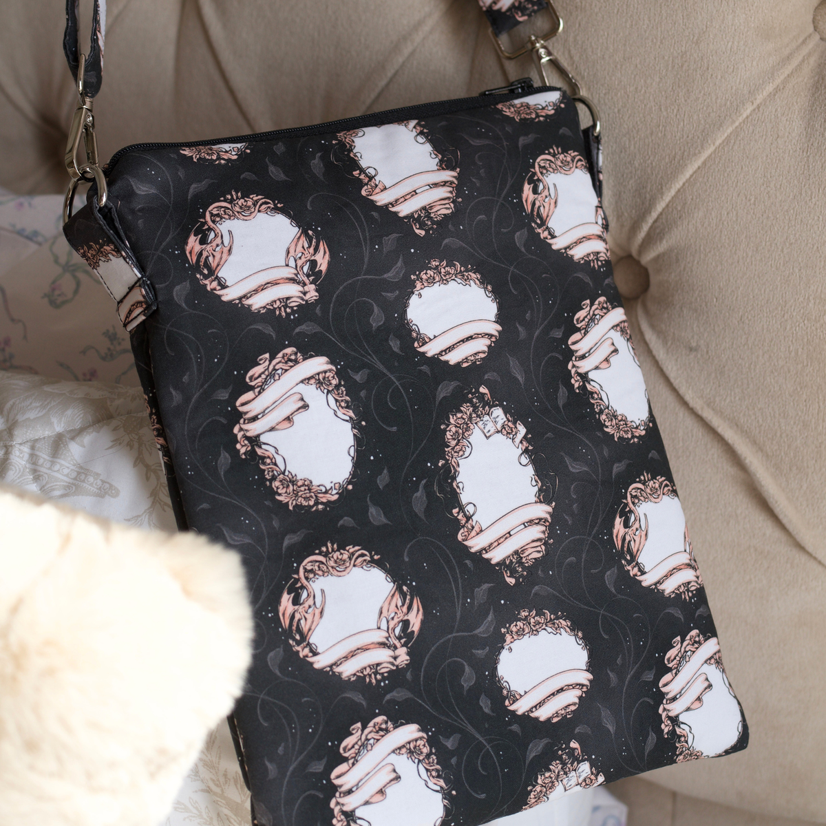 Book Signing crossbody sleeve