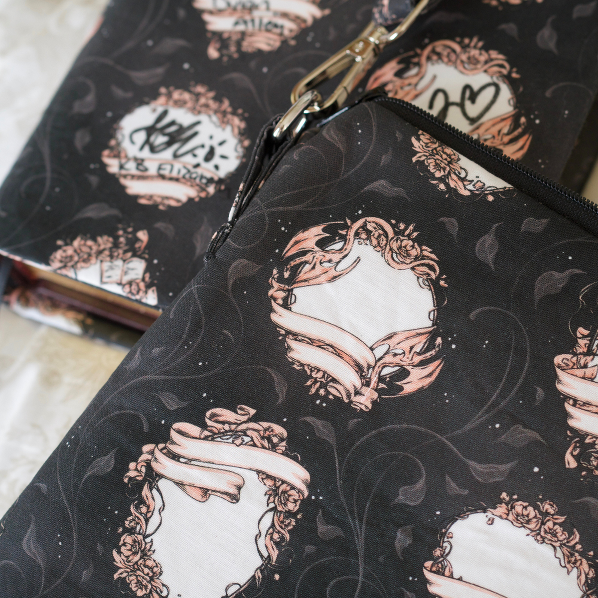 Book Signing crossbody sleeve