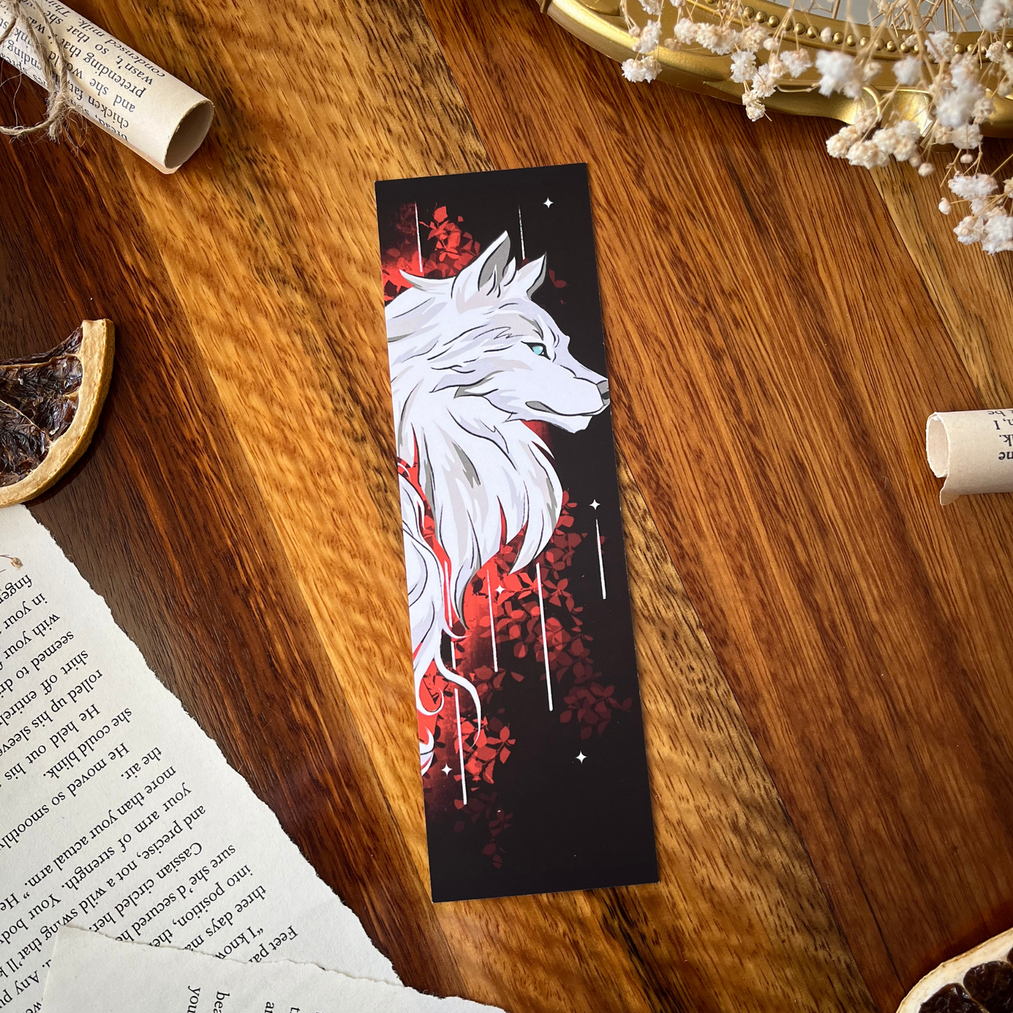 Bridal Portrait double-sided bookmark (Bride - Ali Hazelwood)