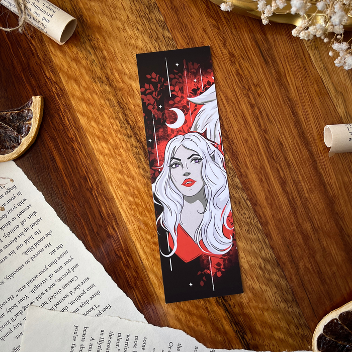 Bridal Portrait double-sided bookmark (Bride - Ali Hazelwood)