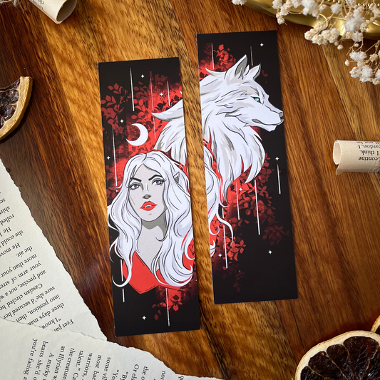 Bridal Portrait double-sided bookmark (Bride - Ali Hazelwood)