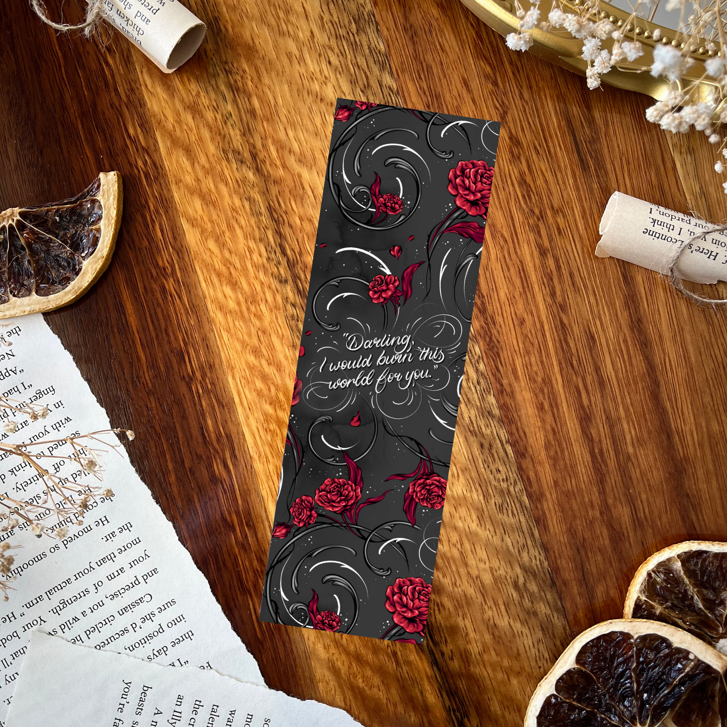 Scarlett St. Clair double-sided bookmark