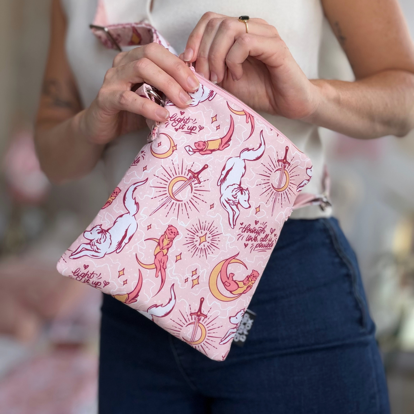 Crescent City crossbody sleeve