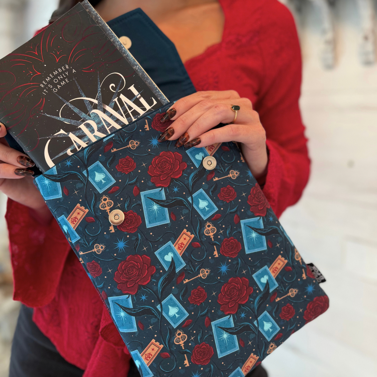 Caraval padded book sleeve