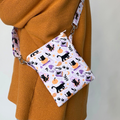 Cats and Magic crossbody sleeve