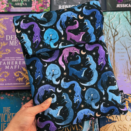 Celestial Fox padded book sleeve