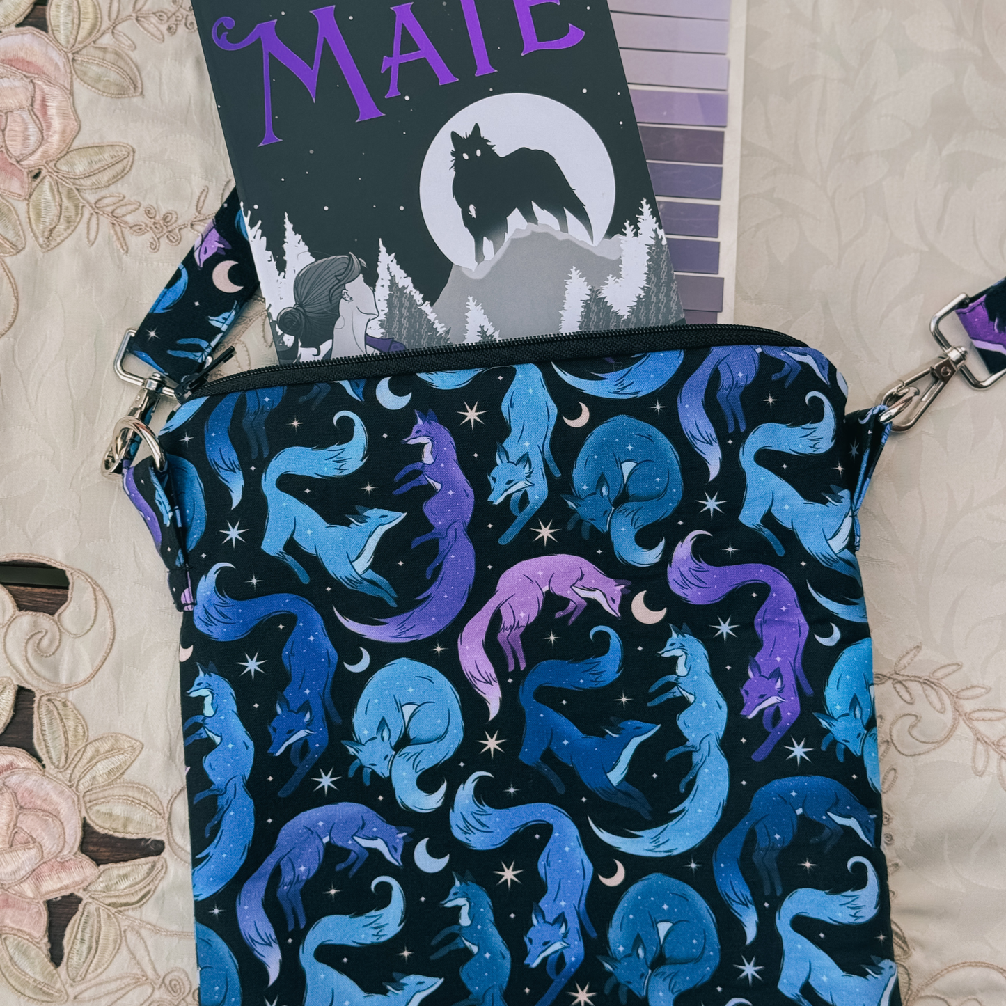 Celestial Fox crossbody sleeve