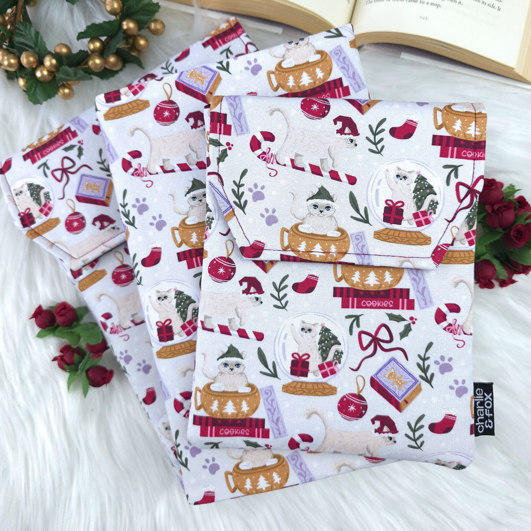 Charlie Christmas fabric dust jacket