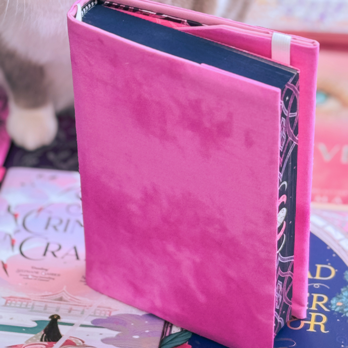 Cotton Candy fabric dust jacket