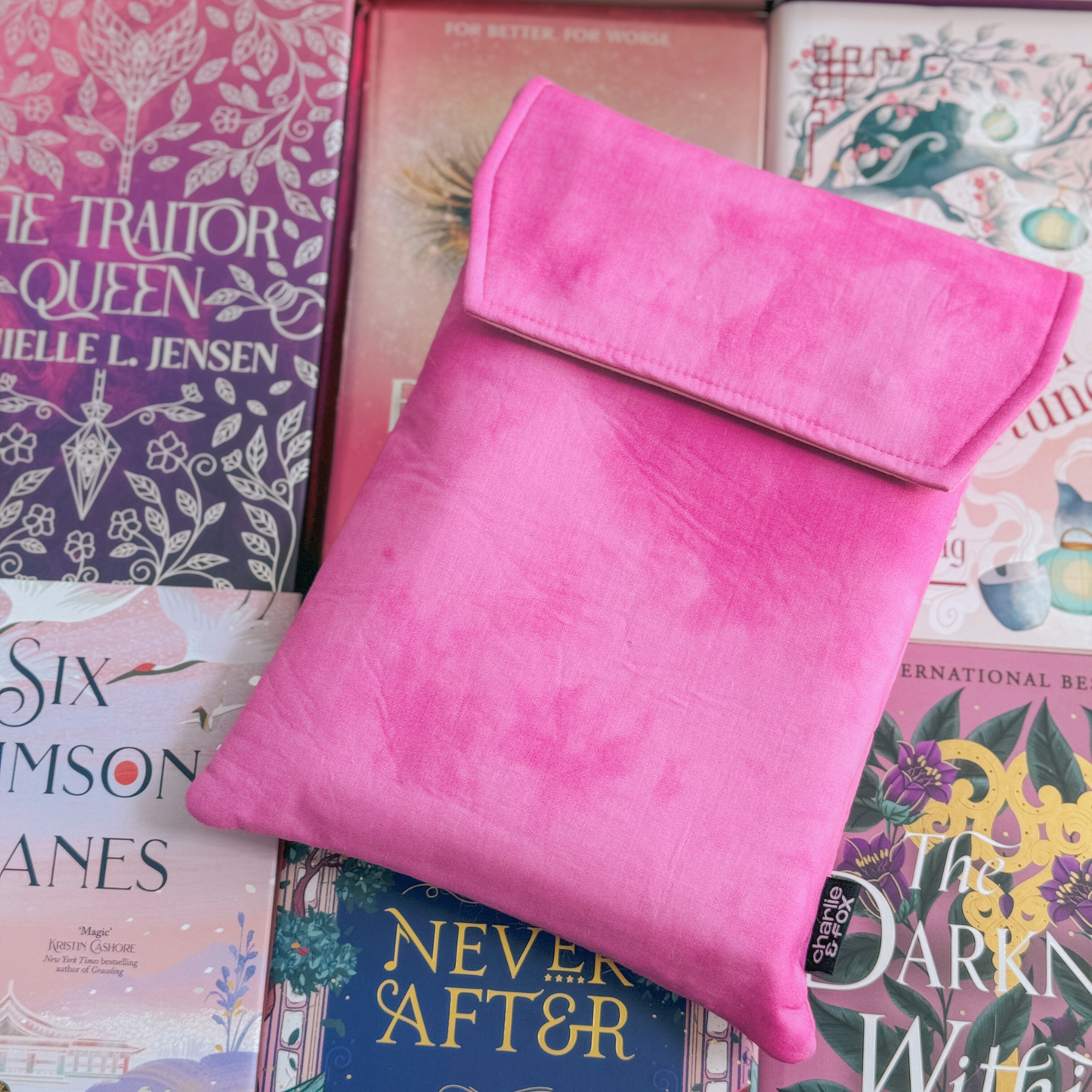 Cotton Candy padded book sleeve