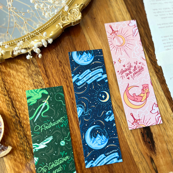 Crescent City Sarah J. Maas double-sided bookmark