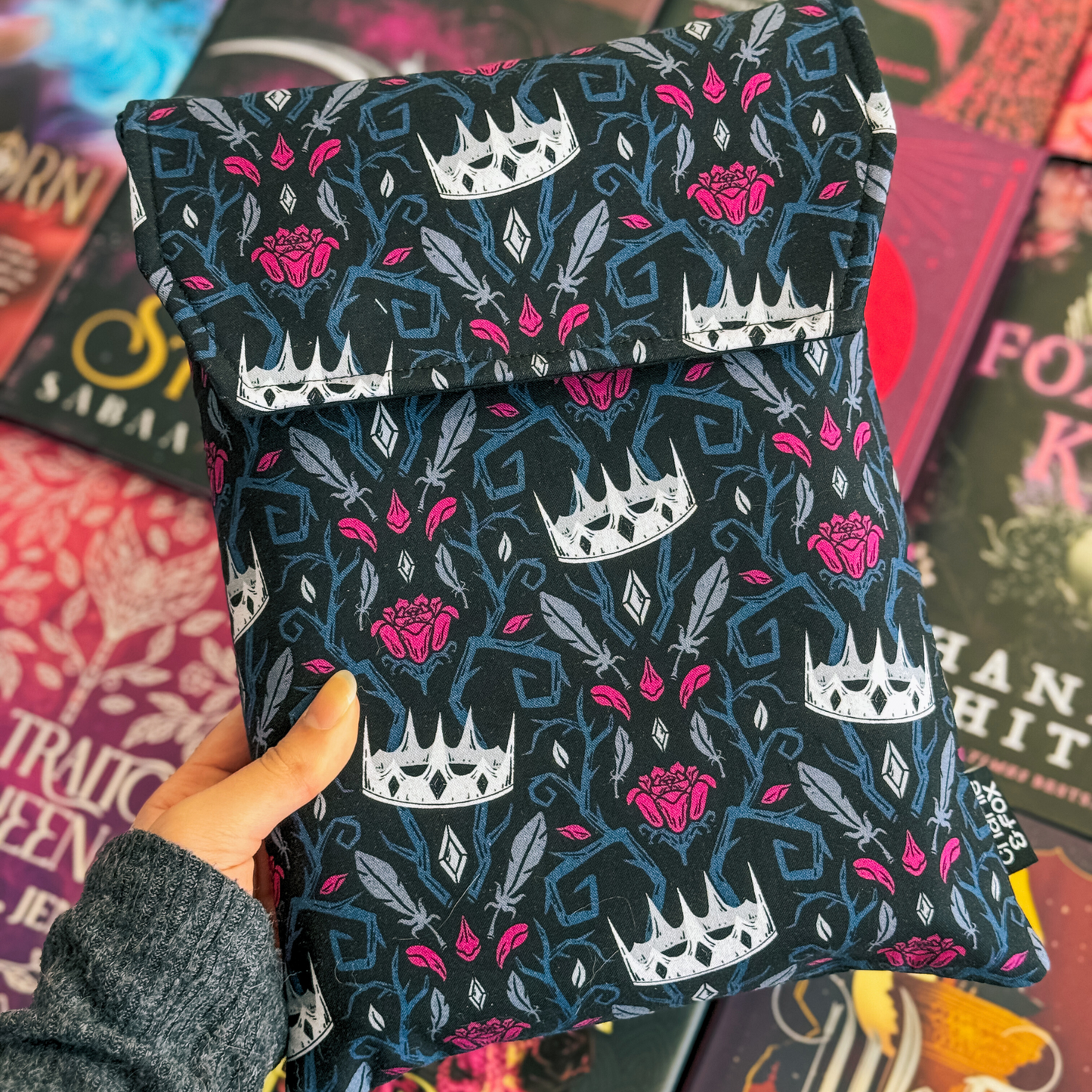 Dark Prince padded book sleeve