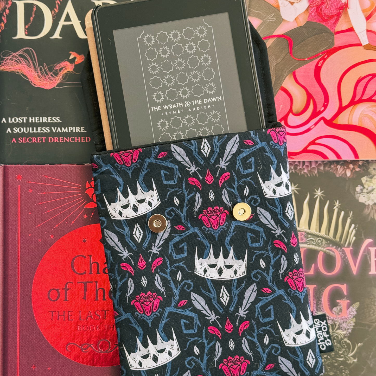 Dark Prince padded e-reader sleeve