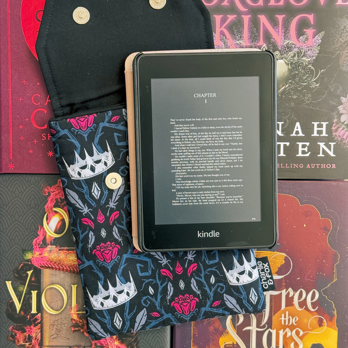 Dark Prince padded e-reader sleeve