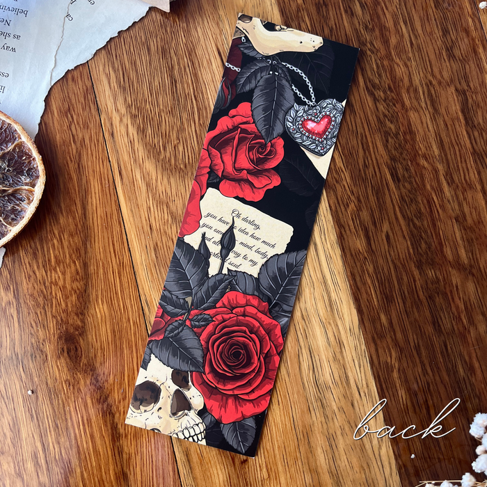 Dark Romance double-sided bookmark