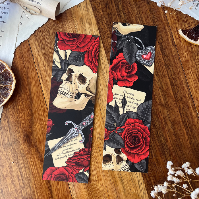 Dark Romance double-sided bookmark