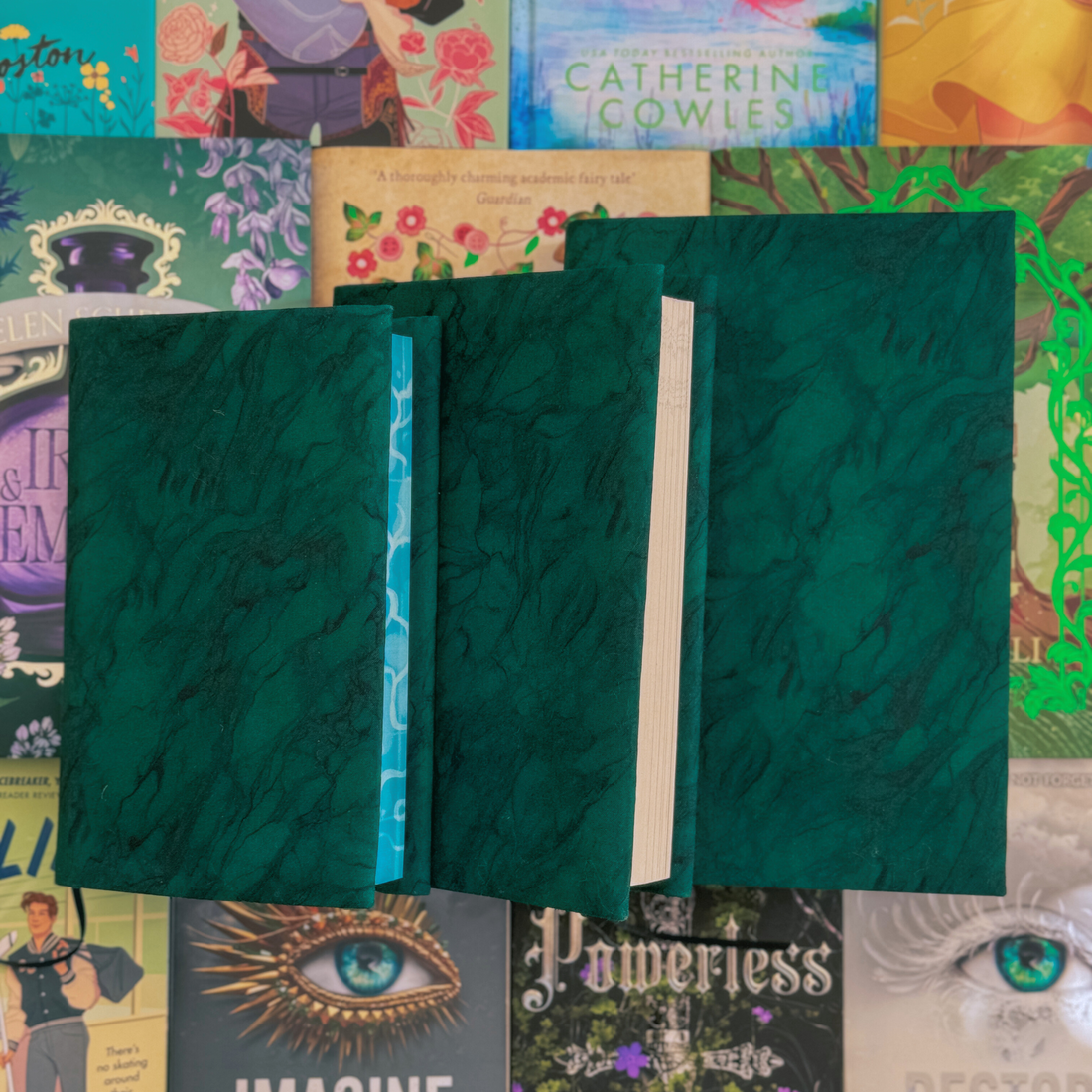 Emerald Green fabric dust jacket – Charlie and Fox