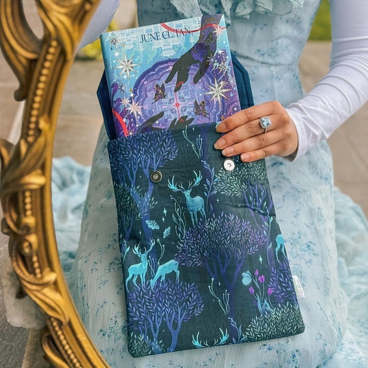 Enchanted Forest padded book sleeve
