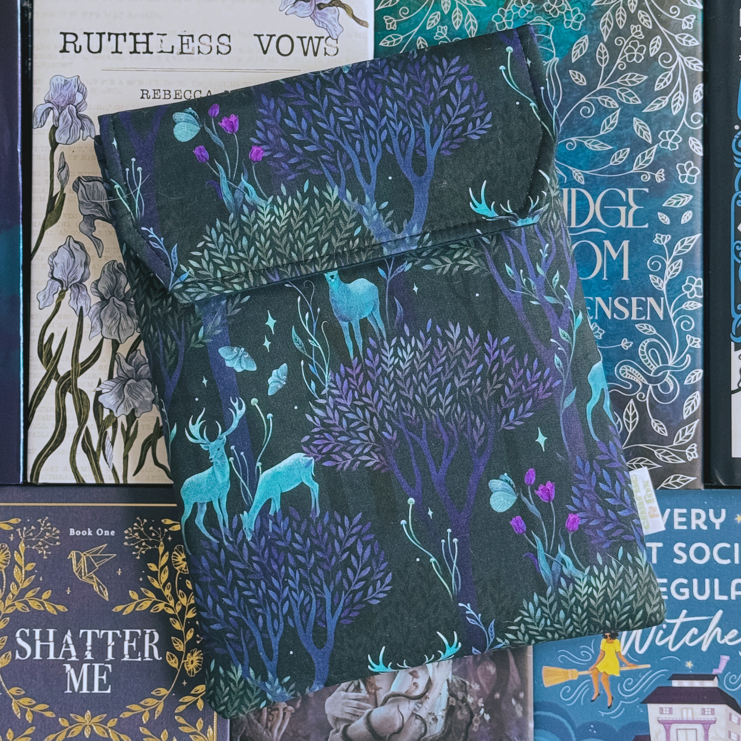 Enchanted Forest padded book sleeve