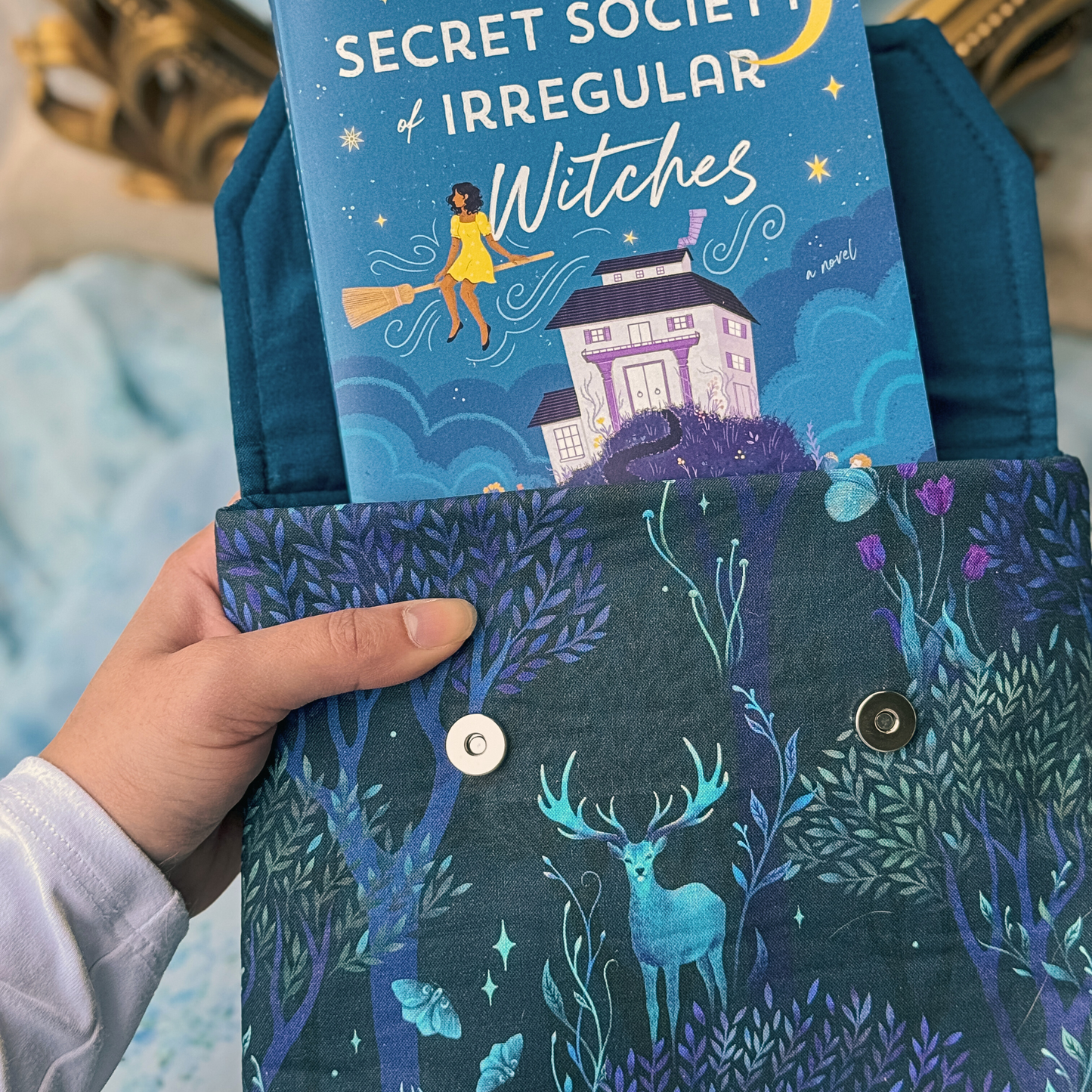 Enchanted Forest padded book sleeve