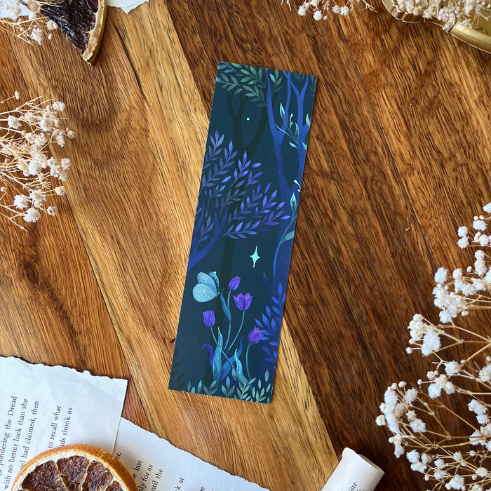 Enchanted Forest double-sided bookmark