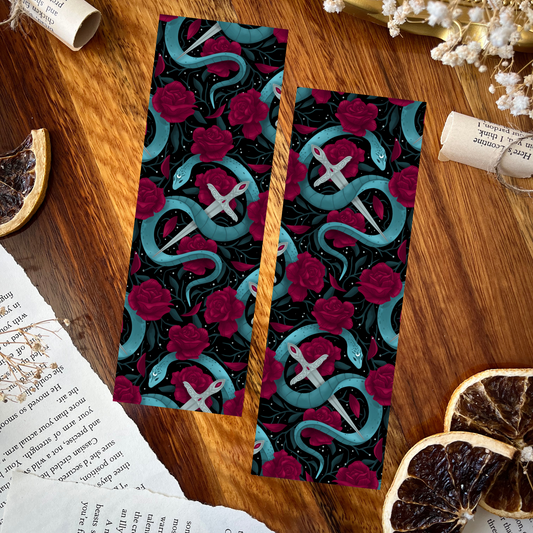 Enemies to Lovers double-sided bookmark