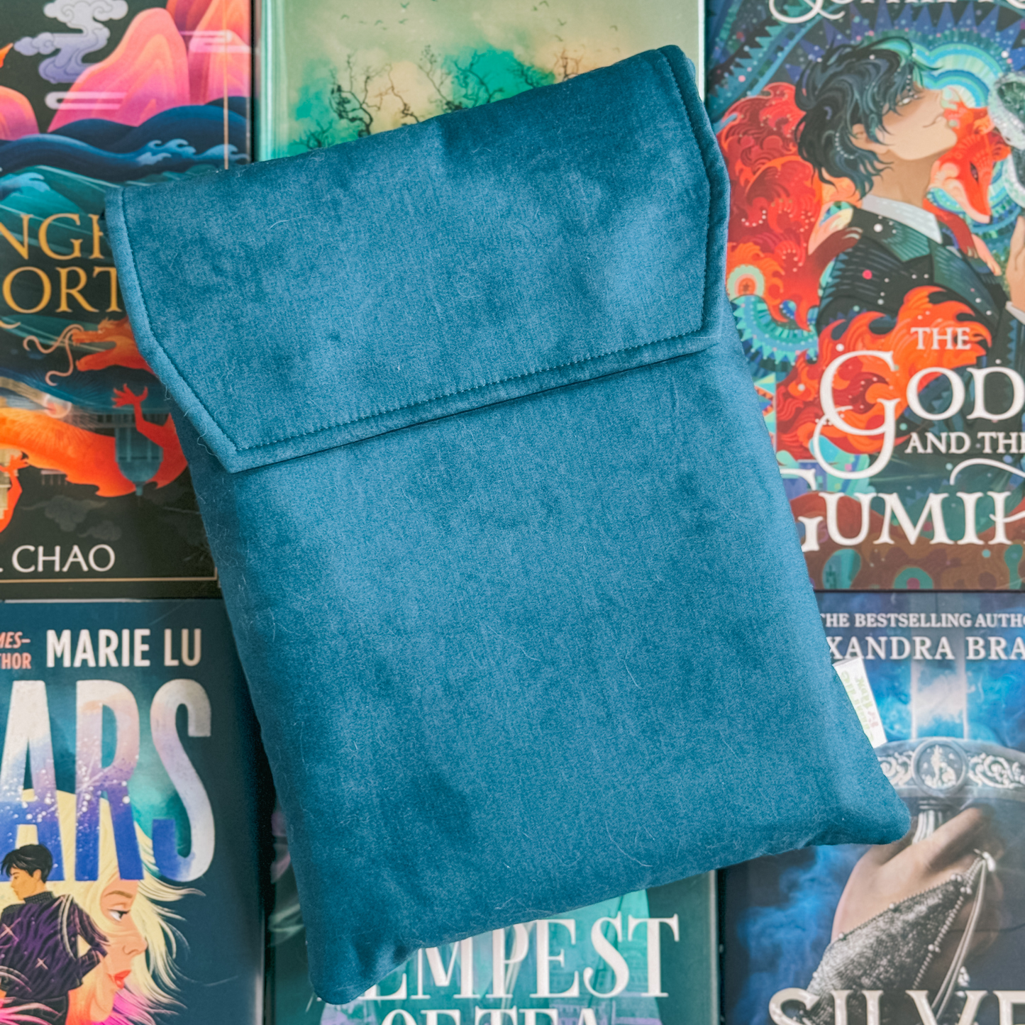 Ethereal Blue padded book sleeve