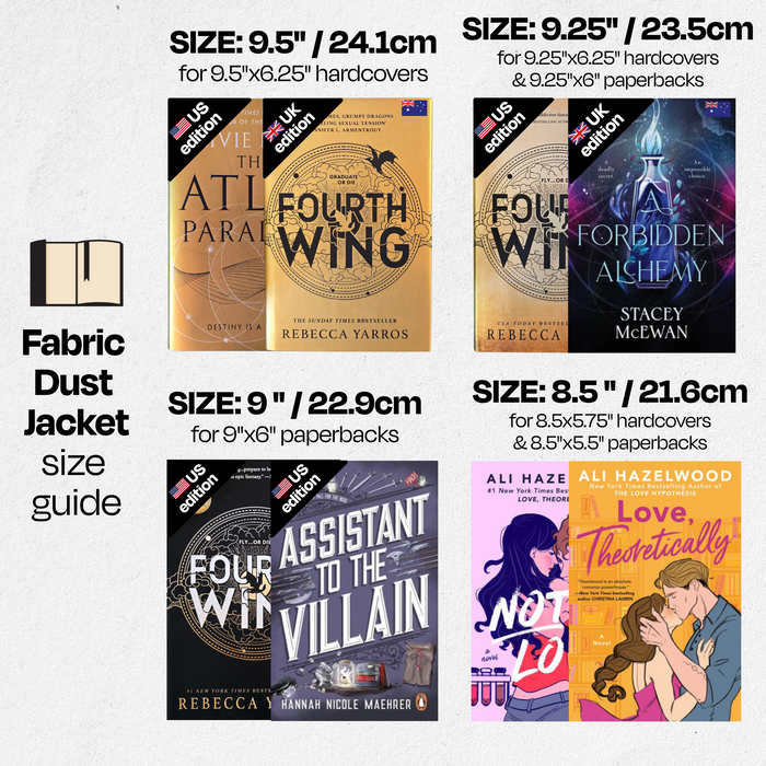 Bewitched fabric dust jacket