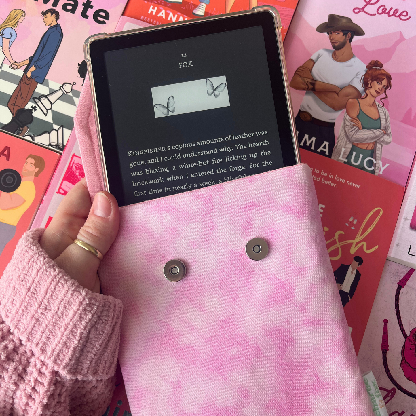 Fairy Floss padded e-reader sleeve (limited edition)