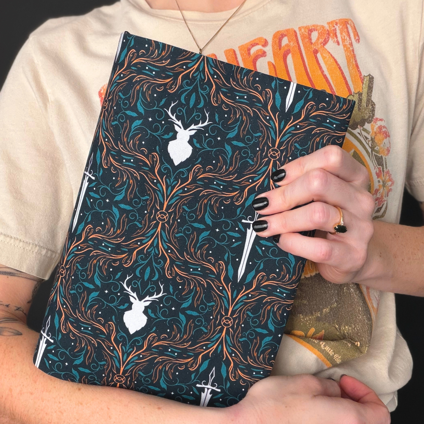 Fireheart fabric dust jacket