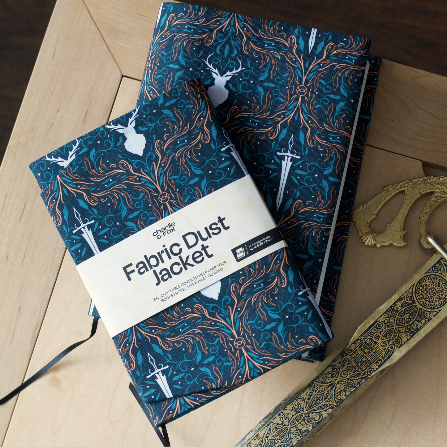 Fireheart fabric dust jacket