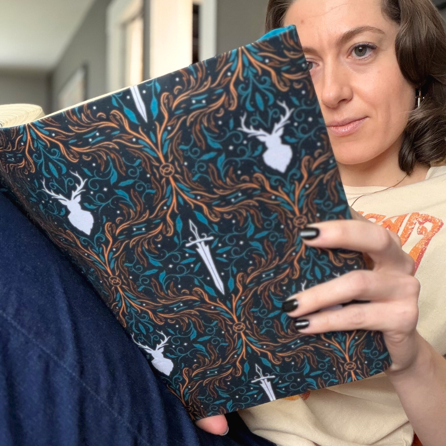 Fireheart fabric dust jacket