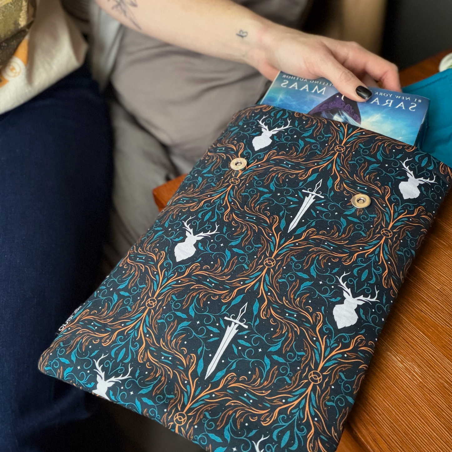 Fireheart padded book sleeve