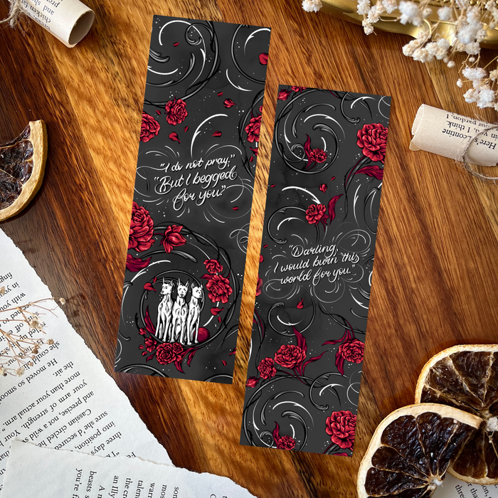 Scarlett St. Clair double-sided bookmark