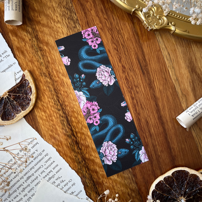 Hidden Roses double-sided bookmark