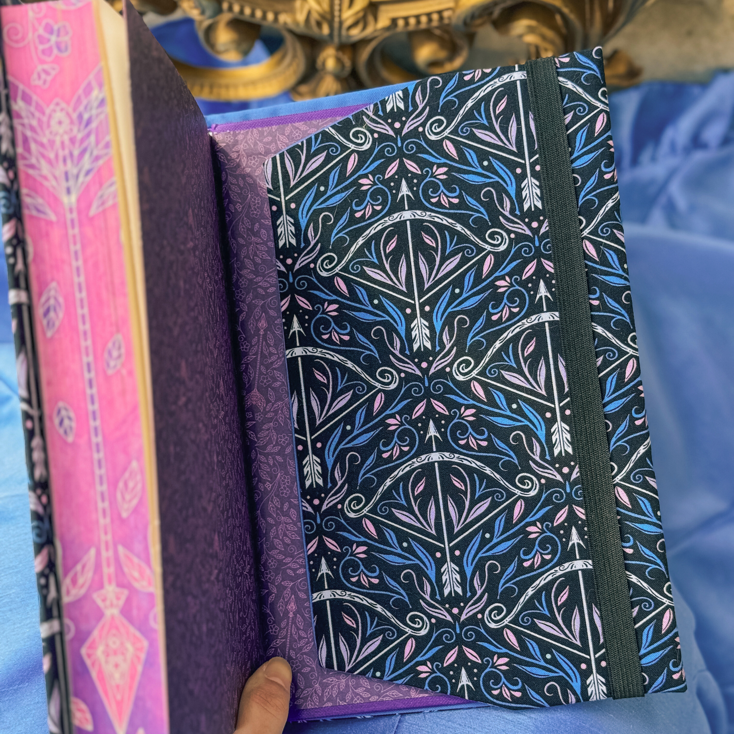 Huntress fabric dust jacket